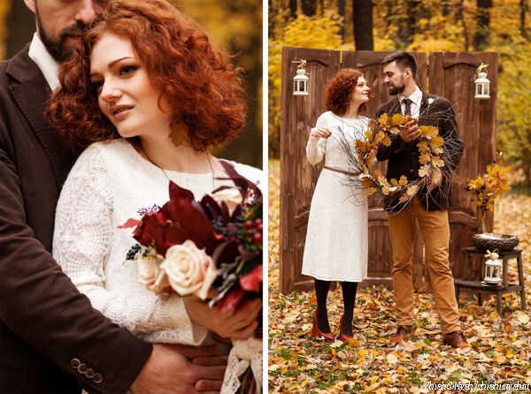 Идеи свадебной фотосессии осенью. Фото 16 Идеи свадебной фотосессии осенью. Фото 16