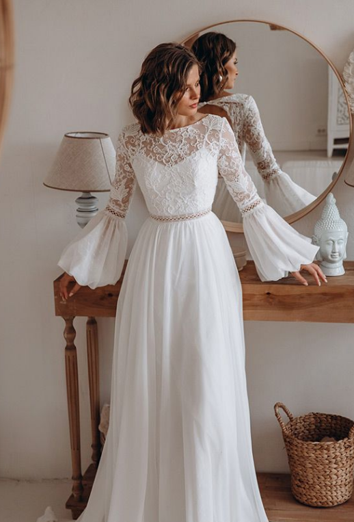 Какие платья подходят невестам с небольшим бюстом?. Фото 11 Какие платья подходят невестам с небольшим бюстом?. Фото 11
