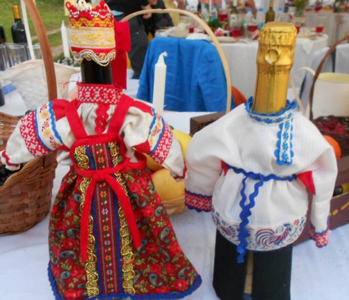 Украшаем свадебное шампанское: список лучших идей. Фото 6 Украшаем свадебное шампанское: список лучших идей. Фото 6